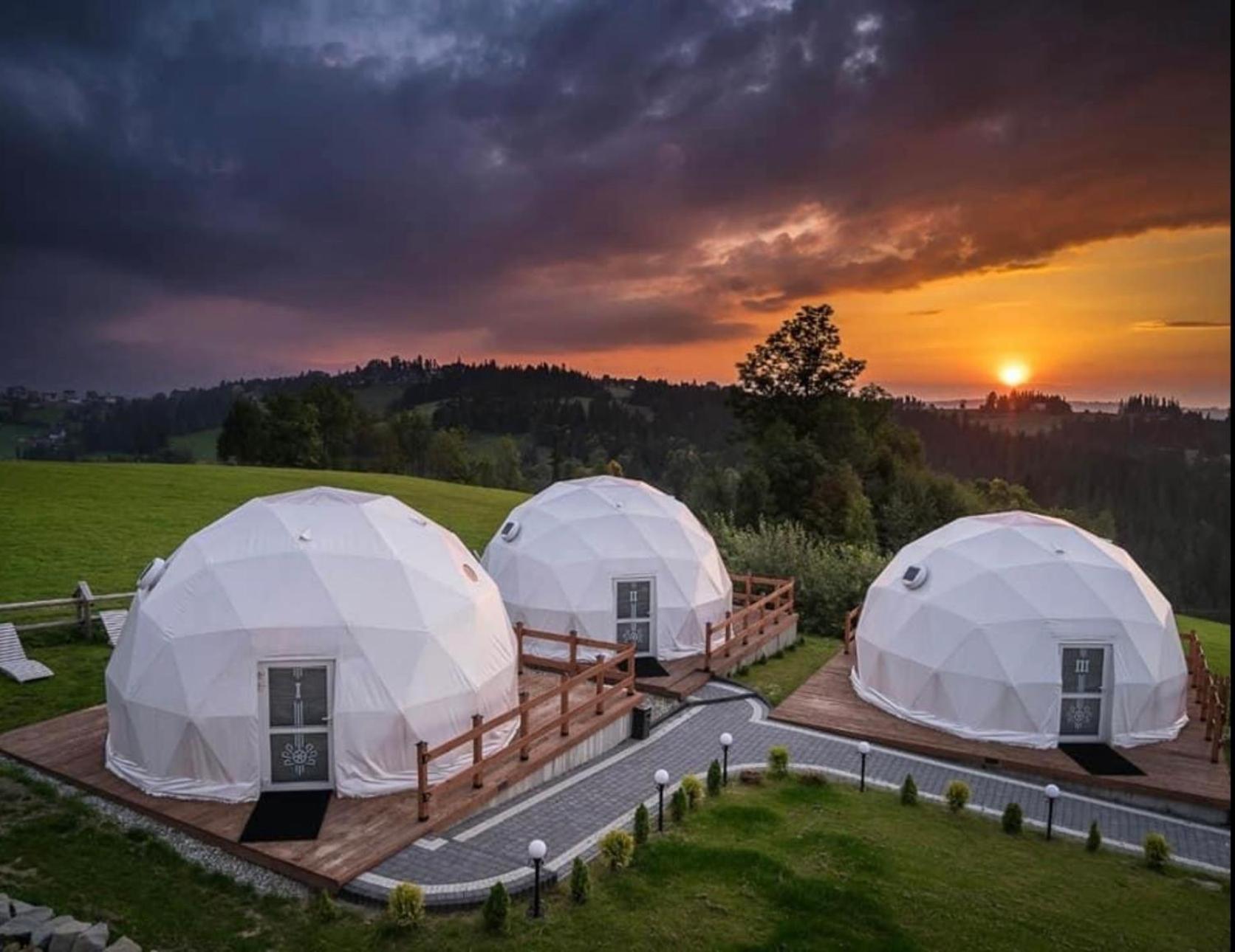 Glamping Pasieka Namiot Glamp Bukowina Tatrzanska - Domki W Gorach Groń Kültér fotó
